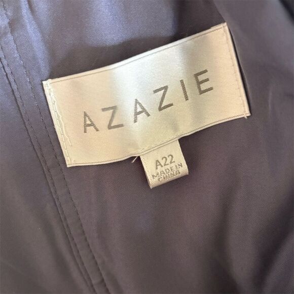 Azazie Women's Dusk Purple Floor-Length Bridesmaid Dress Size 22 - Picture 1 of 10